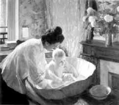 «Утро». Художник Б.Кустодиев. 1904 г.