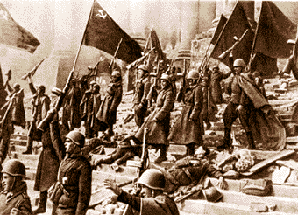 Кадр из фильма «Падение Берлина». 1949 г.