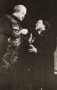 Варравин (Л.Сатановский), Тарелкин (В.Стеклов). «Дело». Театр им. Станиславского. Москва. 1986.