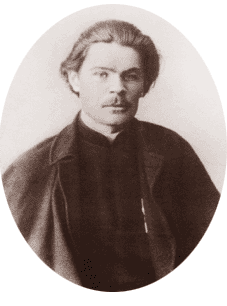 Максим Горький. Фотография М.Дмитриева. 1896 г.