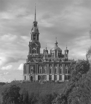 Новоникольский собор в Можайске. Фото С.М. Прокудина-Горского. 1911 г. Восстановление Д.В. Чекалова. Фото с сайта archi.ru/photo/prok_gorsk/bigs/mojaisk