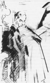 На рисунке Н.П. Ульянова 1922 года — Павел МУРАТОВ.